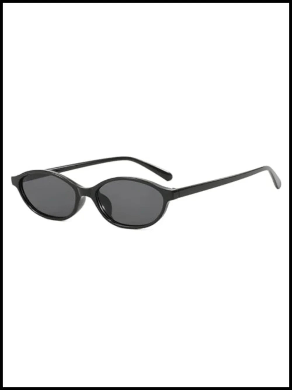Retro Oval Cat Eye Sunglasses UV400 Lightweight Y2K 90s Trendy Shades